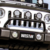 Westin/Snyper 07-17 Jeep Wrangler Snyper Bumper Mount Light Bar - Textured Black - 62-41055