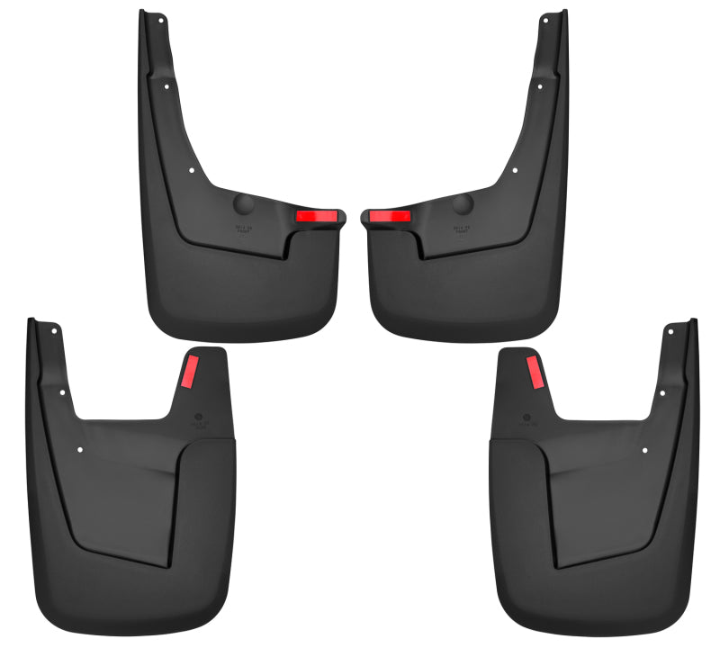 Husky Liners 2019 RAM 1500 w/o OEM Fender Flares Custom-Molded Front & Rear Mud Guards - 58146