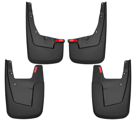 Husky Liners 2019 RAM 1500 w/o OEM Fender Flares Custom-Molded Front & Rear Mud Guards - 58146