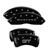 MGP 4 Caliper Covers Engraved Front & Rear MGP Yellow finish black ch - 10198SMGPYL