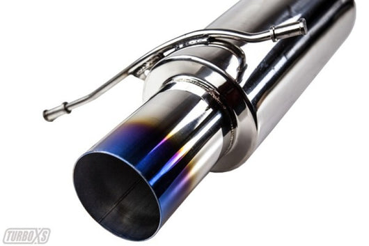 Turbo XS 02-07 WRX-STi Rear Muffler Assembly w/ Titanium Tip - txs-WS02-RMA-TI