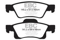 EBC 11+ Dodge Durango 3.6 Greenstuff Rear Brake Pads - DP61872