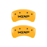 MGP 4 Caliper Covers Engraved Front & Rear MGP Black finish silver ch - 18025SMGPBK