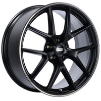 BBS CI-R 20x8.5 5x112 ET42 Satin Black Polished Rim Protector Wheel -82mm PFS/Clip Required - CI0103BPO