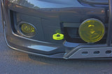 Perrin Tow Hook Kit - Front 08-14 Subaru WRX/STI - Neon Yellow - PSP-BDY-231NY