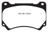 EBC 11+ Hyundai Equus 4.6 Yellowstuff Front Brake Pads - DP41849R