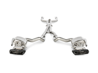 Akrapovic 15-17 AMG C63 Estate Evolution Line Cat Back (Titanium) w/ Carbon Tips (Req. Link Pipe) - MTP-ME/T/2H/1