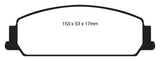 EBC 08-10 Pontiac G8 3.6 Bluestuff Front Brake Pads - DP51833NDX