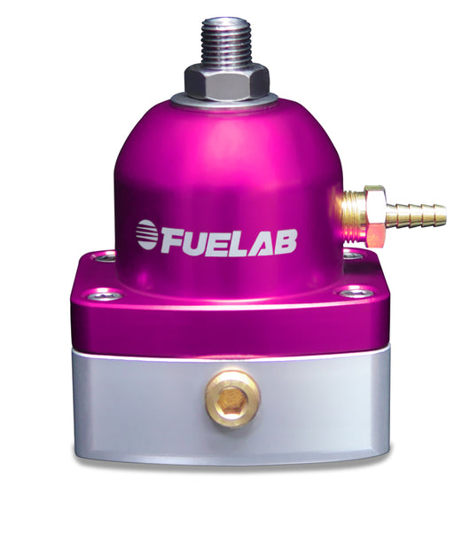 Fuelab 535 TBI Adjustable Mini FPR 10-25 PSI (2) -6AN In (1) -6AN Return - Purple - 53502-4-T