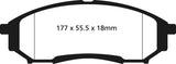 EBC 05-07 Ford F250 (inc Super Duty) 5.4 (2WD) Extra Duty Rear Brake Pads - ED91778