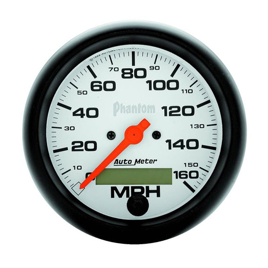 Autometer Phantom 3-3/8in 160 MPH In-Dash Electric Programmable Speedometer - 5888