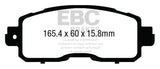EBC 13+ Nissan Altima 2.5 (L33) Sedan Redstuff Front Brake Pads - DP33011C