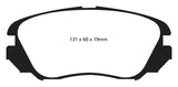 EBC 10+ Buick Allure (Canada) 3.0 Yellowstuff Front Brake Pads - DP42013R