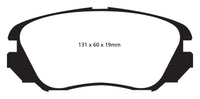 EBC 10+ Buick Allure (Canada) 3.0 Yellowstuff Front Brake Pads - DP42013R
