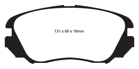 EBC 10+ Buick Allure (Canada) 3.0 Redstuff Front Brake Pads - DP32013C
