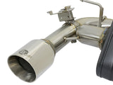 aFe MACHForce XP Exhausts Axle-Back 12-15 BMW 335i 3.0T (SS w/Polished Tips) - 49-36336-P