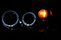 ANZO 1999-2005 Volkswagen Jetta Projector Headlights w/ Halo Black (CCFL) - 121369