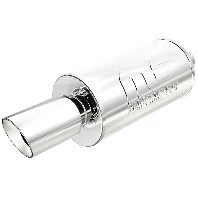 MagnaFlow Muffler W/Tip Mag SS 14X7X7 2.25/4. - 14826