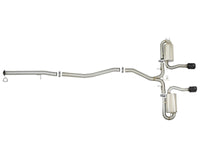 aFe Takeda 3in 304 SS Cat-Back Exhaust System w/ Black Tips 2017+ Honda Civic Si (4dr) I4 1.5L (t) - 49-36621-B
