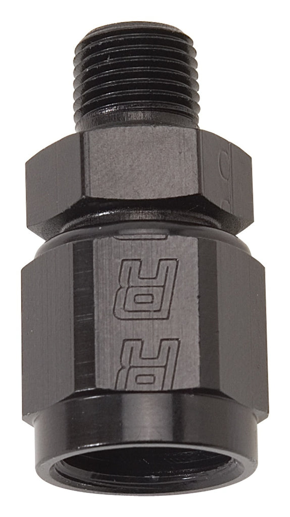 Russell Performance Straight AN Female to Male NPT (Black) - 614225