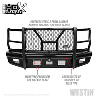 Westin/HDX Bandit 17-19 Ford F-250 / F-350 Front Bumper - Textured Black - 58-31125