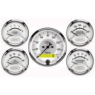 Autometer Ford Racing Kit Box (5 pc In-Dash Elec Speedo/Oil Pressure/Water Temp/Fuel Level/Volt) - 880087
