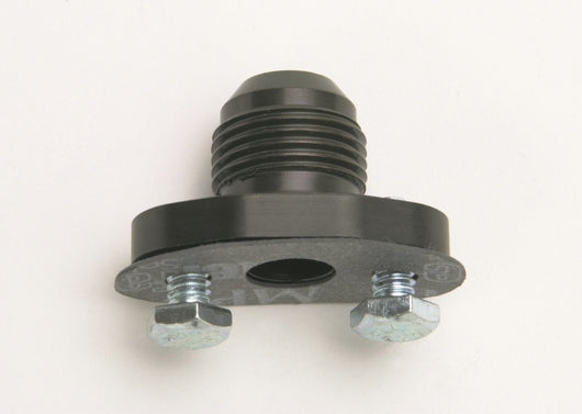 Russell Performance Oil Pan Flange. Adapts Male -10 AN to any oil pan (includes gaskets & bolts) - 697090