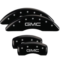 MGP 4 Caliper Covers Engraved Front & Rear MOPAR Black finish silver ch - 32015SMOPBK