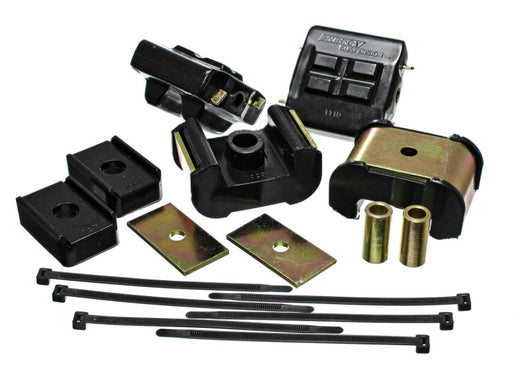 Energy Suspension Gm Complete Engine & Trans Mnt - Black - 3.1126G