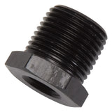 Russell Performance 1/2in Male to 3/8in Female Pipe Bushing Reducer (Black) - 661583