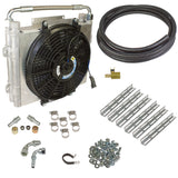 BD Diesel Xtrude Double Stacked Transmission Cooler Kit - Universial 5/8in Tubing - 1030606-DS-58