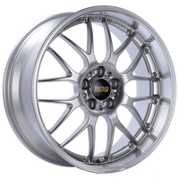 BBS RS-GT 18x11 5x130 ET45 CB71.6 Diamond Silver Center Diamond Cut Lip Wheel - RS956HDSPK