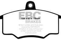 EBC 80-82 Audi 4000 1.6 Greenstuff Front Brake Pads - DP2310