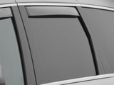 WeatherTech 11+ Jeep Grand Cherokee Rear Side Window Deflectors - Light Smoke - 71562