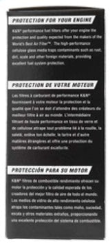 K&N Cellulose Media Fuel Filter 3in OD x 5.625in L - PF-2200