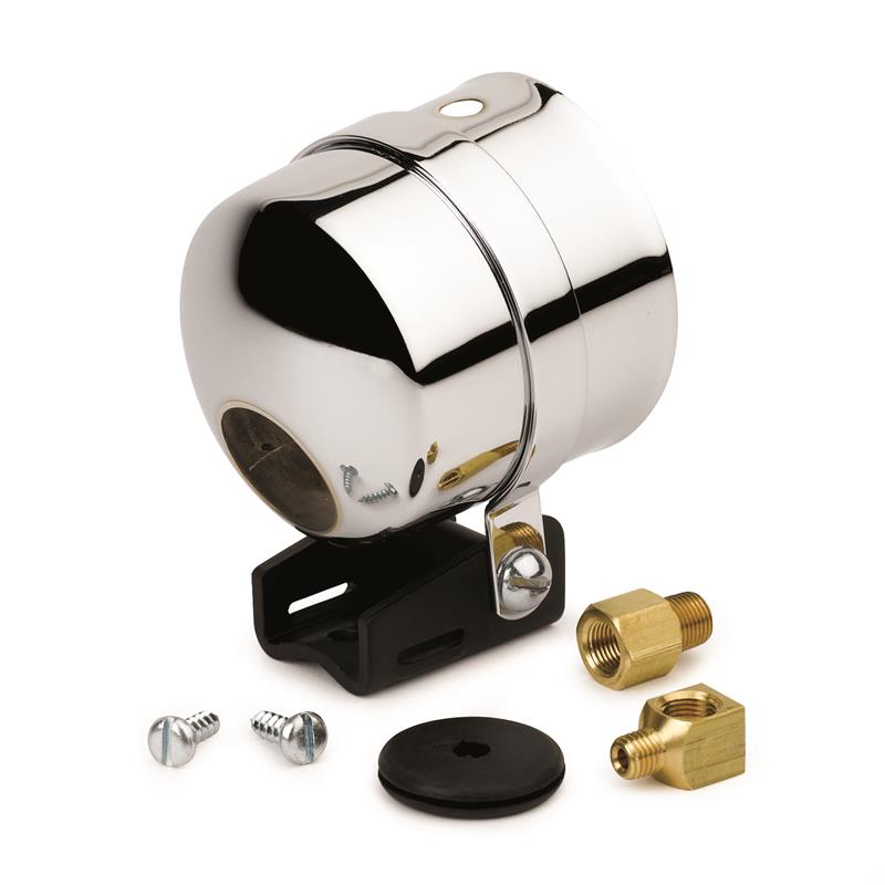 Autometer 2-5/8in Pedestal Mount w/ Chrome Cup for Liquid Filled Mechanical Gauge - 5201