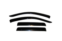 AVS 07-10 Mitsubishi Outlander Ventvisor Outside Mount Window Deflectors 4pc - Smoke - 94555