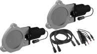 QTP 3.5in Bolt-On QTEC Dual Electric Cutout Valves - Pair - QTEC70