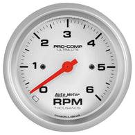 AutoMeter Ultra-Lite 3-3/8in. 0-6K RPM In-Dash Tachometer Gauge - 4475