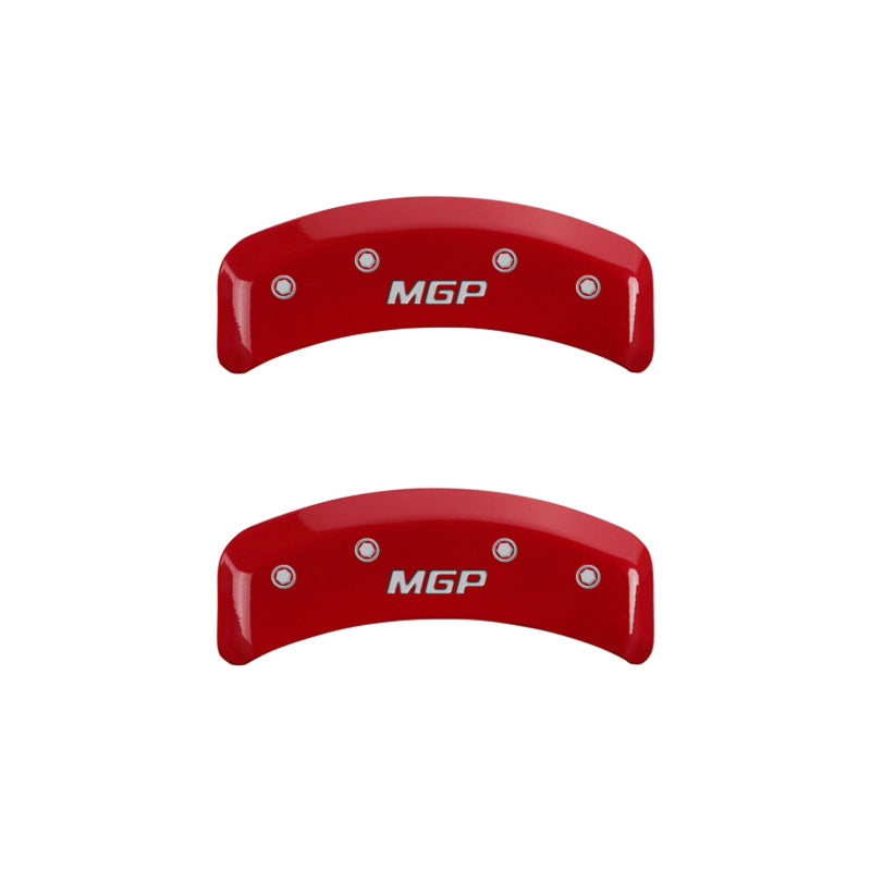 MGP 4 Caliper Covers Engraved Front & Rear MGP Yellow finish black ch - 28163SMGPYL