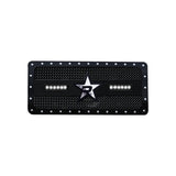 RBP RX-3 Midnight Edition Black LED Bar Grille (Studded) 07-17 Jeep JK Wrangler (All Models) - RBP-967483