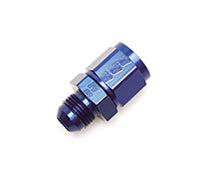 Russell Performance -10 AN Female to -8 AN to Male B-Nut Reducer (Blue) - 660030