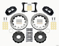 Wilwood Narrow Superlite 4R Front Hat Kit 12.88in Drill 2007-Up Jeep Wrangler - 140-13880-D