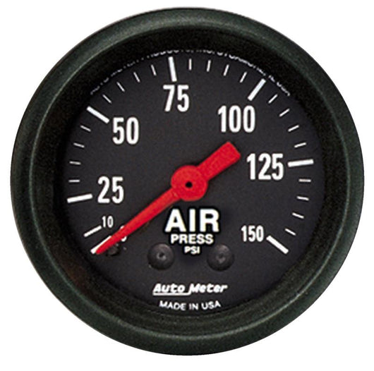 Autometer Z Series 52mm 0-150 PSI Mechanical Air Pressure Gauge - 2620