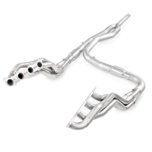 Stainless Works 2011-14 F-150 5.0L 1-7/8in Primaries 3in High-Flow Cats Y-Pipe - FT11HCATY