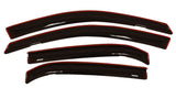 AVS 10-17 Chevy Equinox Ventvisor In-Channel Front & Rear Window Deflectors 4pc - Smoke - 194166