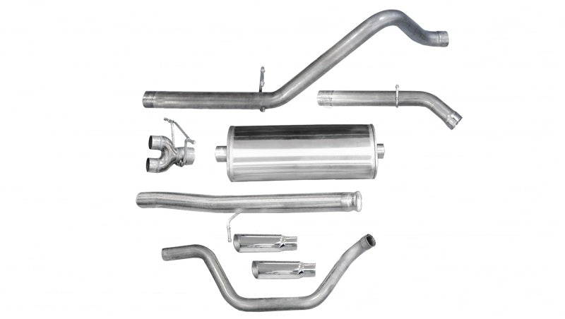 Corsa/dB 10-13 Chevrolet Silverado Ext. Cab/Std. Bed 1500 4.8L V8 Polished Sport Cat-Back Exhaust - 24907