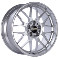 BBS RG-R 18x8.5 5x120 ET22 Diamond Silver Wheel -82mm PFS/Clip Required - RG707HDSK