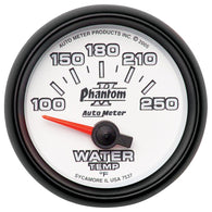 Autometer Phantom II 52.4mm SSE 100-250 Deg F Water Temperature Gauge - 7537