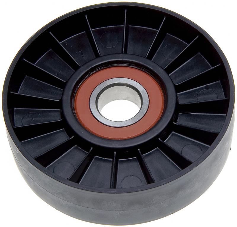 Gates 97-00 Ford F-150 V6 4.2L 25.5mm Belt Width 90mm OD Thermoplastic DriveAlign Idler Pulley - 38007
